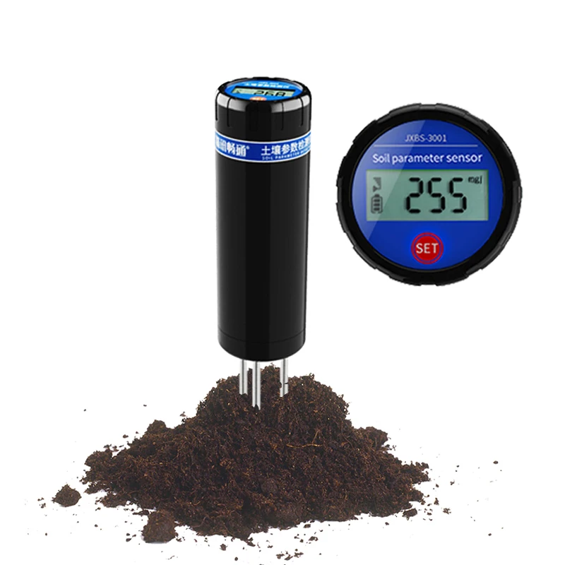 Low Cost 3 pin Soil Fertility EC Electrical Conductivity Meter Soil Salinity Tester