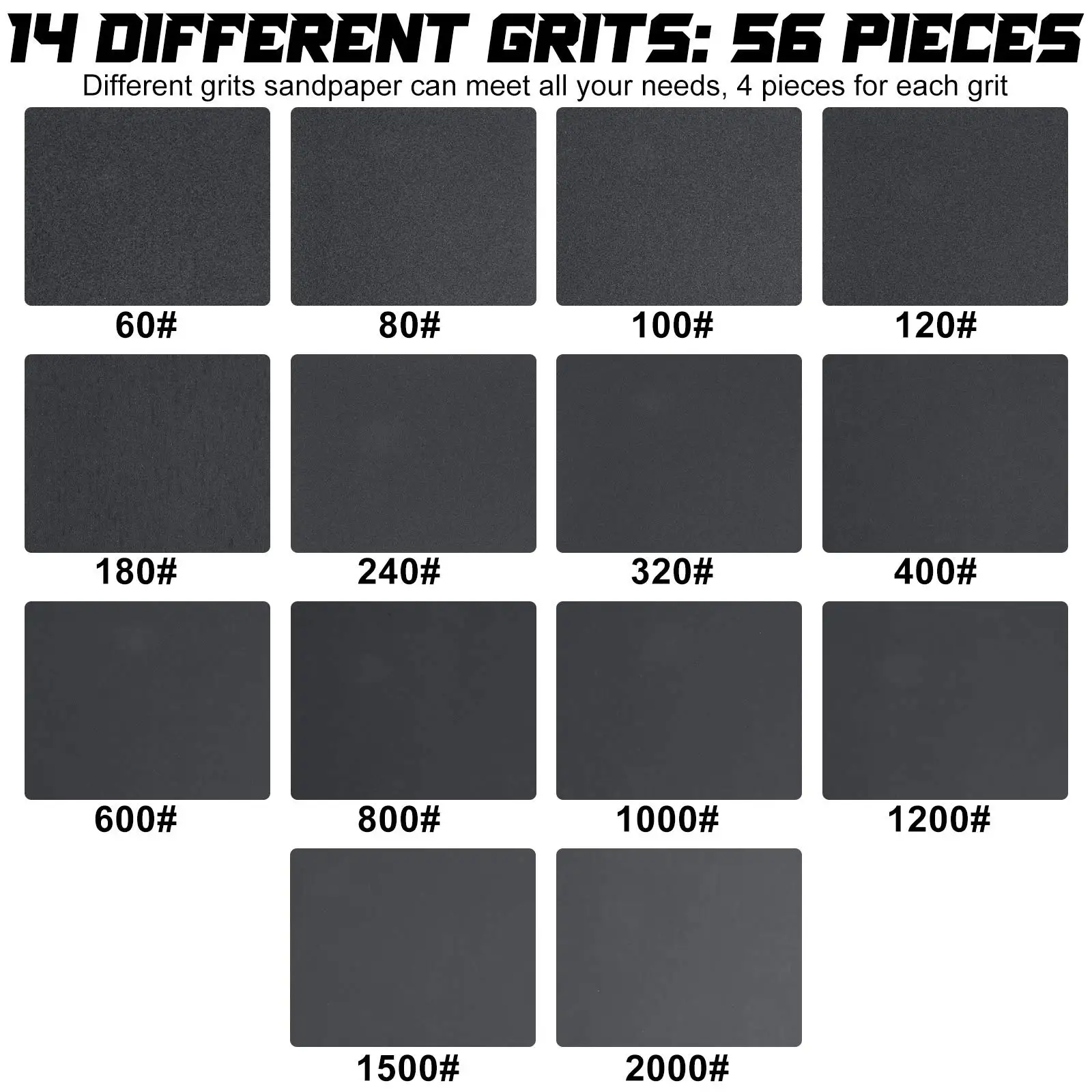 9*11 Inch A4 Sheet Abrasive Sabd Paper Silicon Carbide Tough And Fine Grit Sets