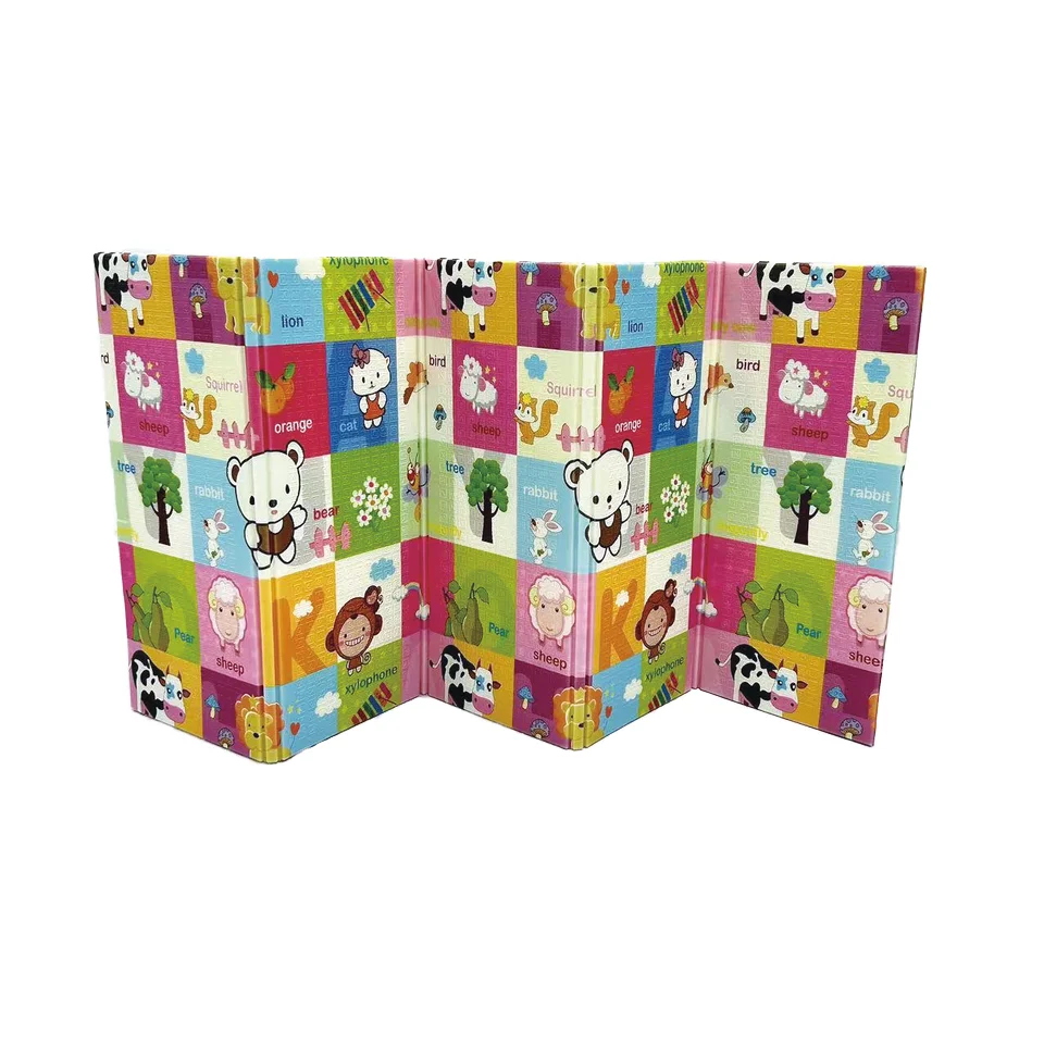 XPE Foldable Play Mats Folding Floor Crawling Baby Activity Mat Water Resistance Durable Gym Play Mat