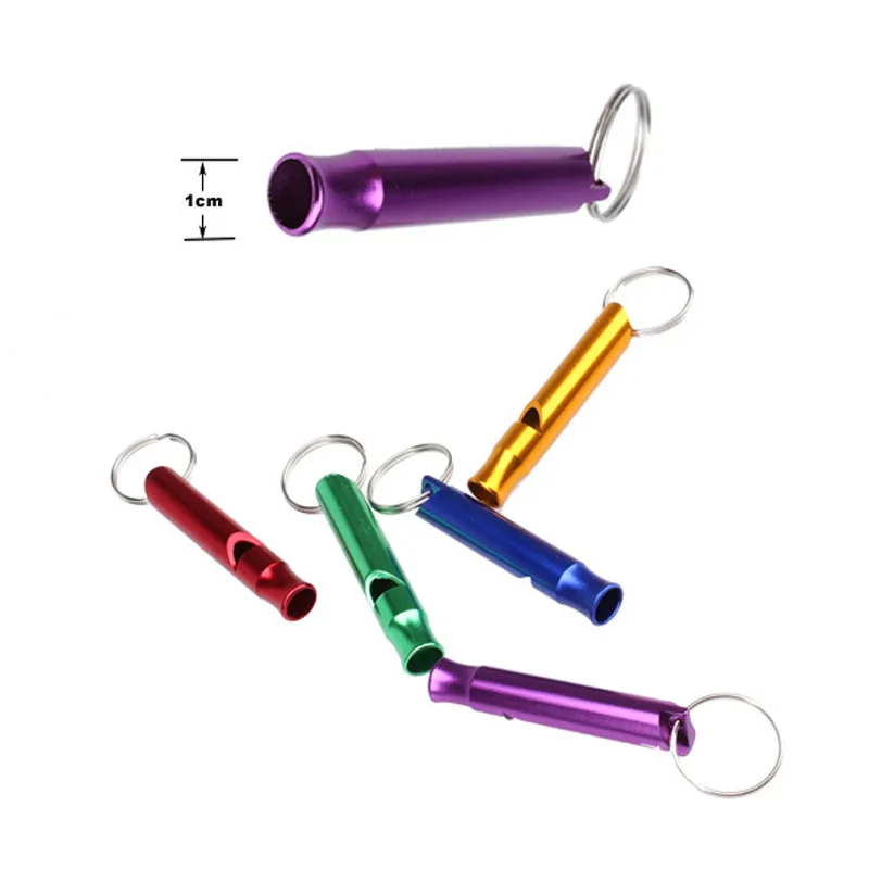 Outdoor Flat Aluminum Emergency Survival Whistle