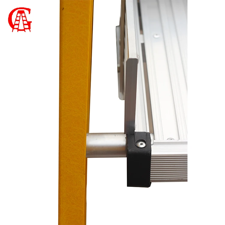 Hot sale factory direct FRP insulated step ladder  fiberglass platform ladder with handrail