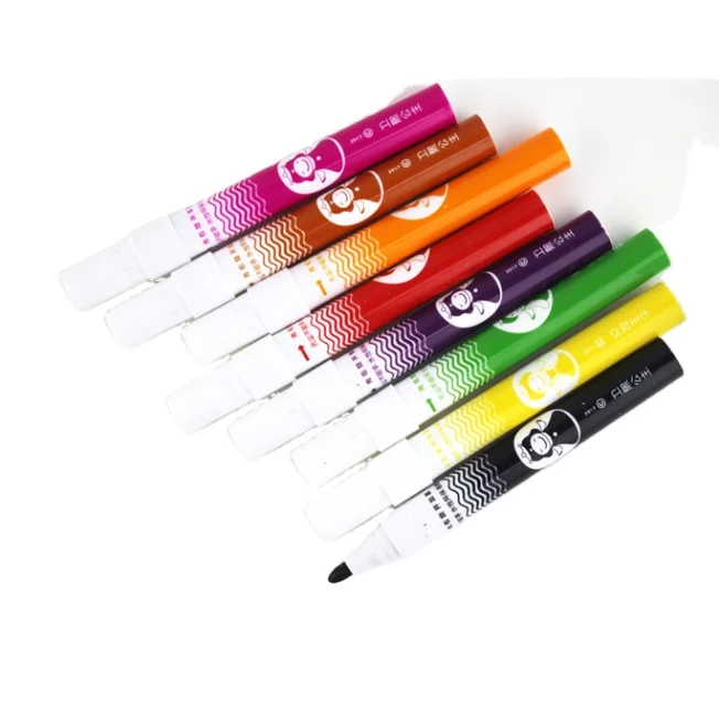 2018 normal multi colo erasabler window marker pen non-toxic glass logo customized tattoo writing on