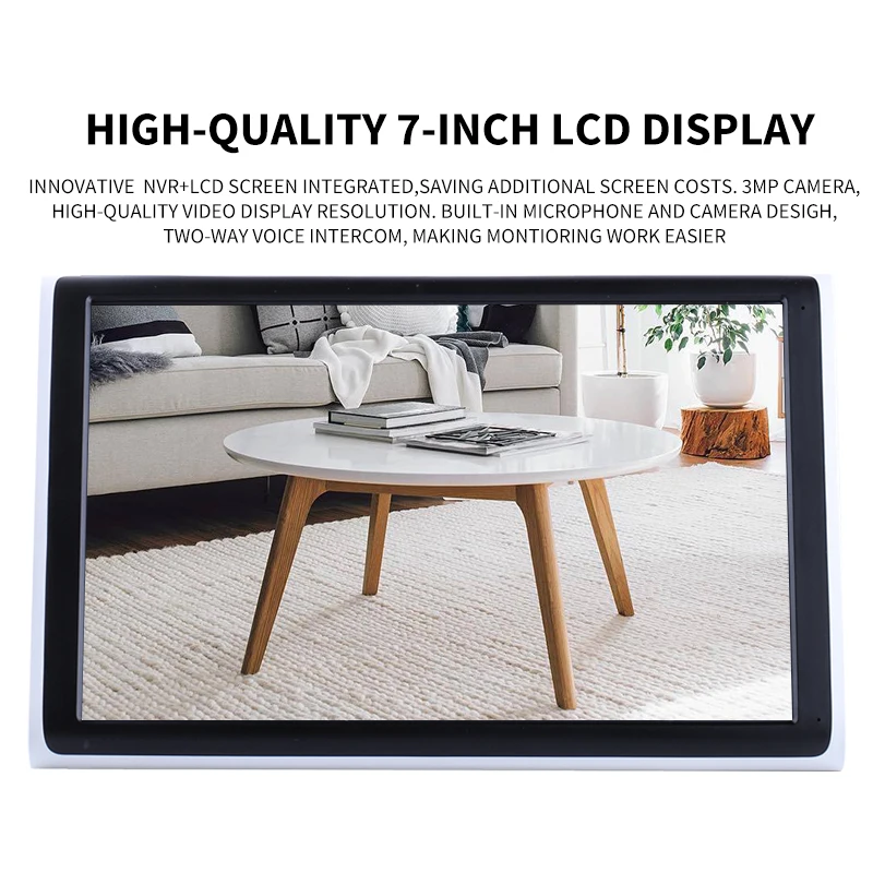 10 1 дюймовый ЖК-монитор Tuya Nvr и поддержкой Wi-Fi 4ch Свон Swdvk-856804-rl 4-канальный видеорегистратор с разрешением 4k Cctv Dvr Kit &