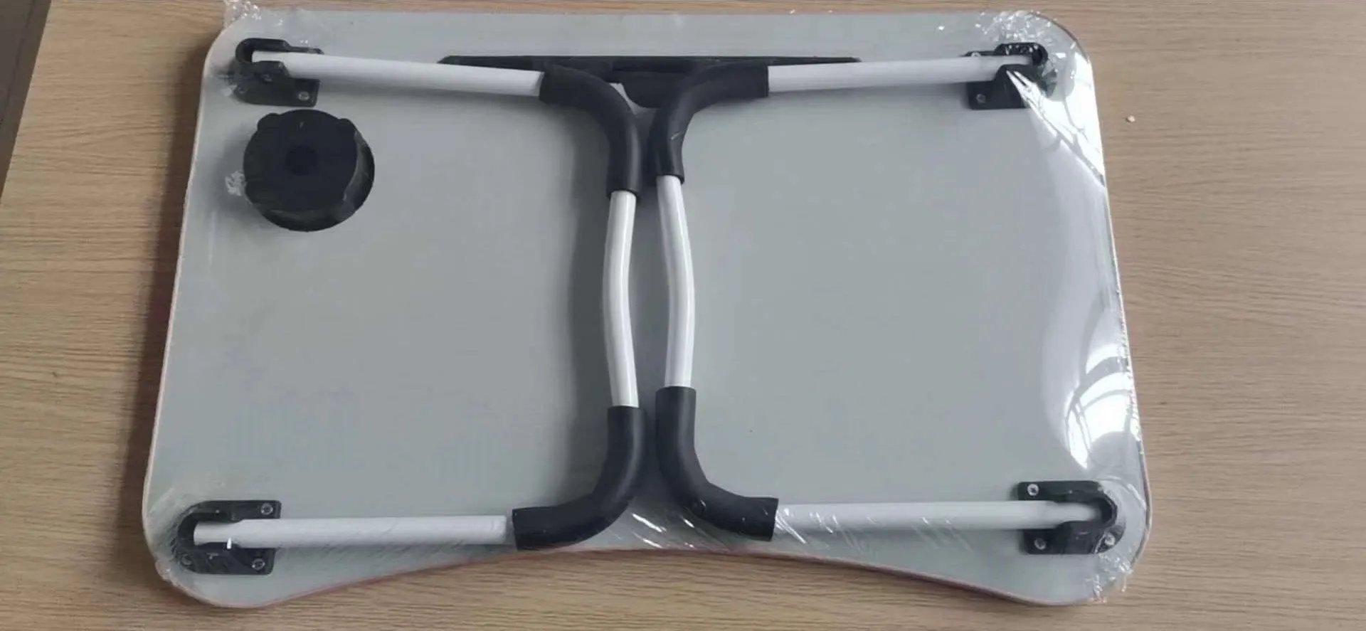 Concise Style Save Space Foldable Study Desk Laptop Folding  MDF laptop table for bed