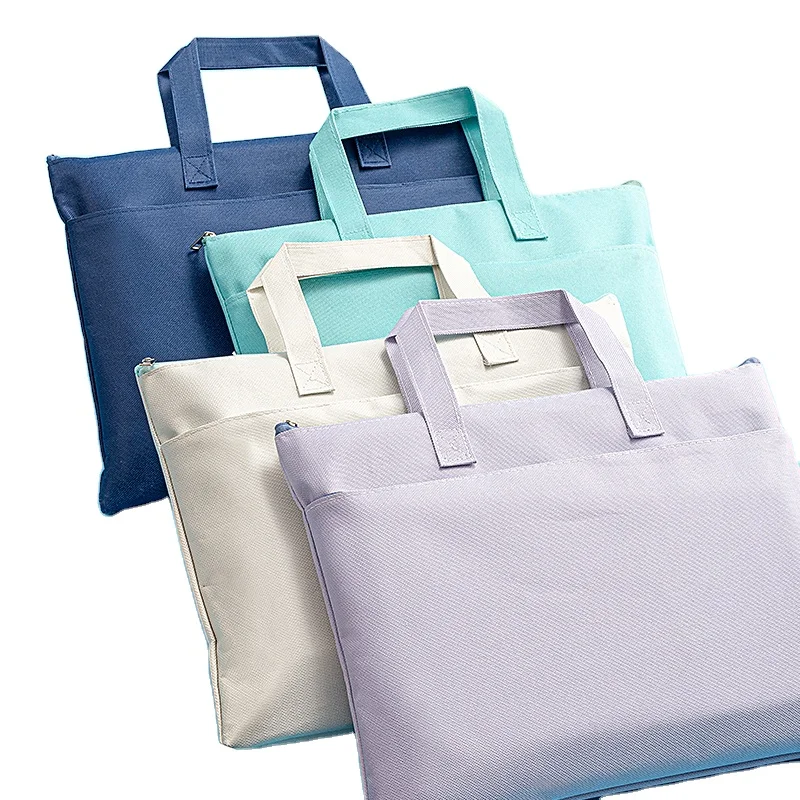 Hand-held file bag large-capacity pregnancy examination materials examination paper storage bag Waterproof Handbag