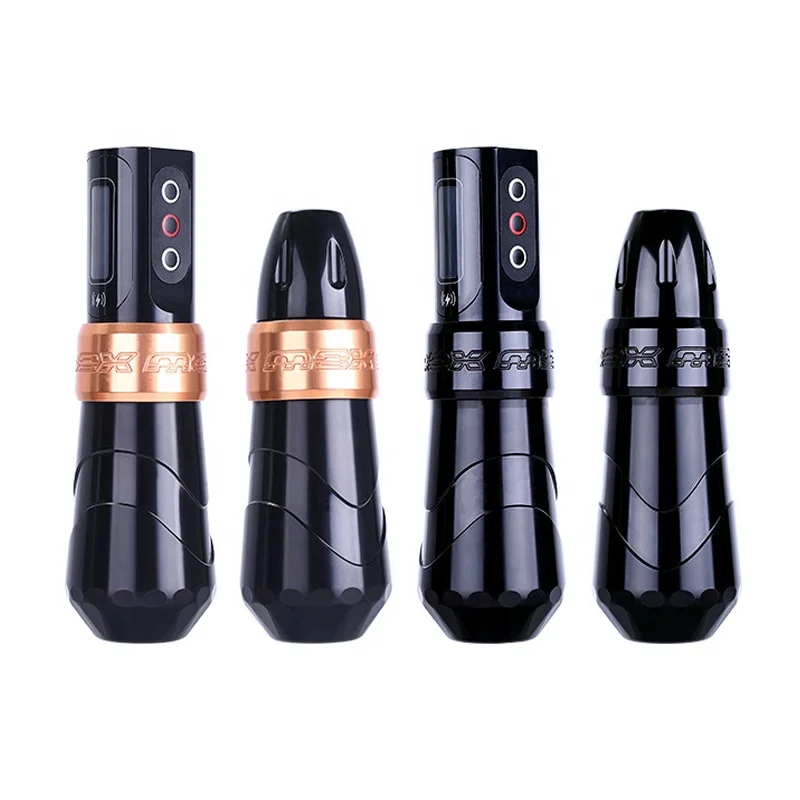 Professional Adjustable Stroke FK MAX Wireless Battery Rotary Custom Pen Type Gun Full Complete Set Kit Wireless Tattoo Machine