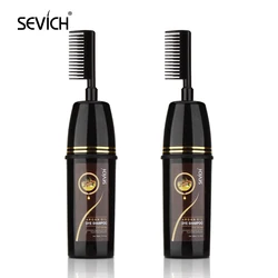 Pure natural organic hair dye shampoo herbal black hair dye shampoo private label