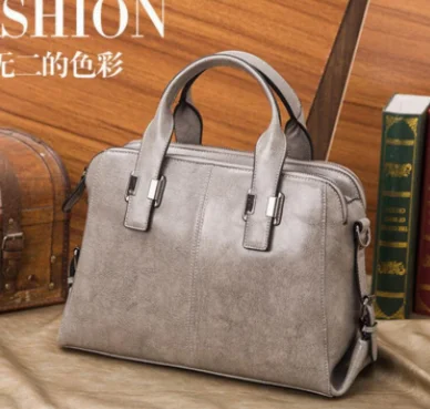 JIANUO women handbags stylish cheap fashion genuine leather handbag