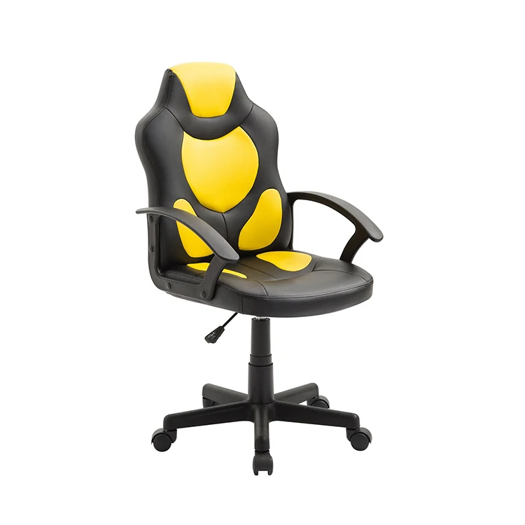
Hot Sale And Good Quality PU Leather Gamer Chair Office Chair Yellow Computer Gaming Chair 