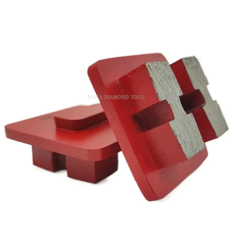 Redi lock diamond segment abrasive tools diamond concrete grinding block for Husqvarn floor grinder machine