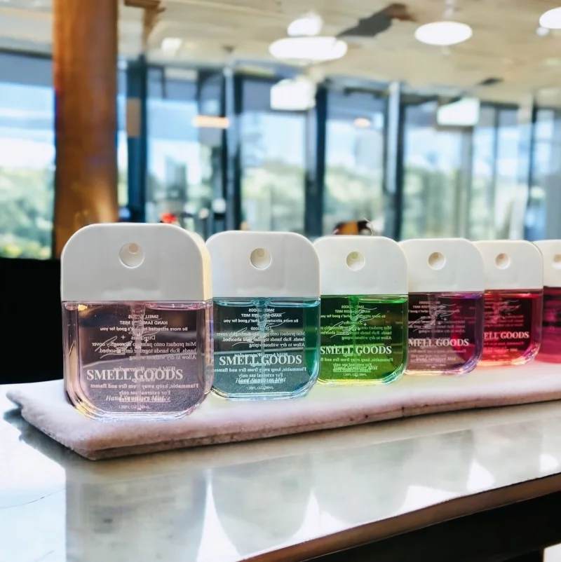 Custom Logo and Scented 38ml Small Hand Sanitizing Mist Spray