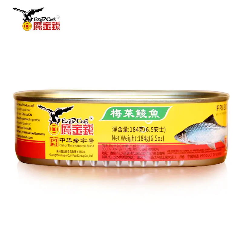 China Manufactory canned fish Instant Food Fried Dace canned fish factory Healthy Product Fried Dace foodstuff c