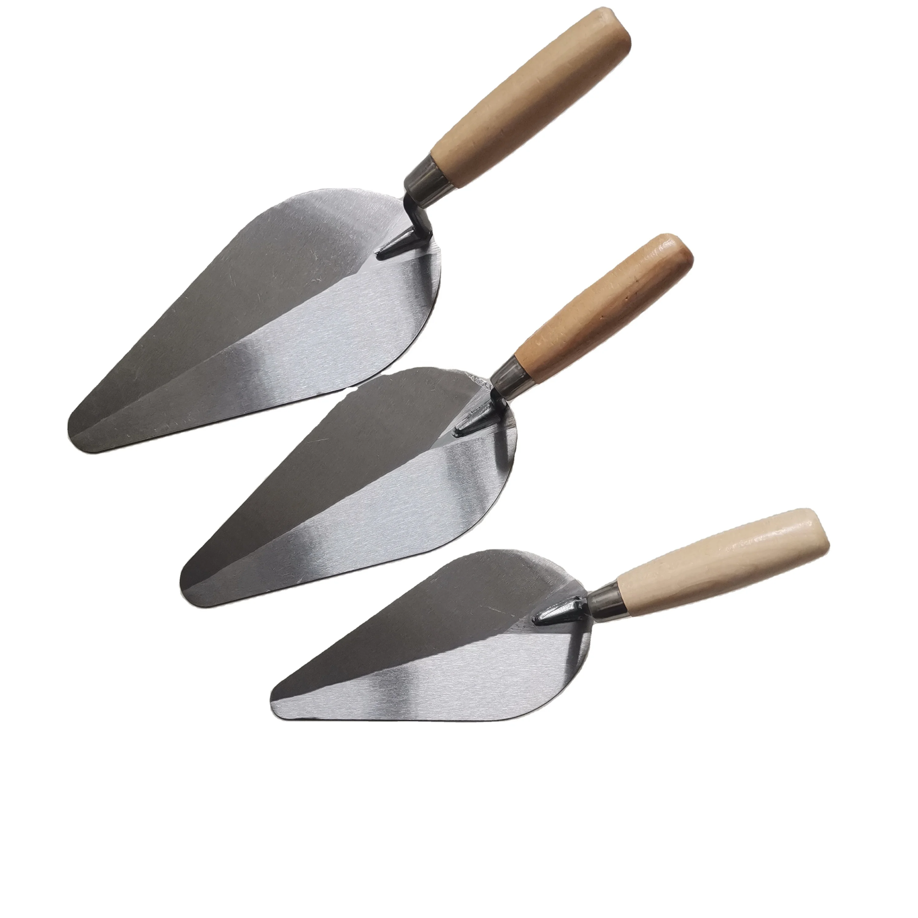 Top Grade Construction Works Concrete Bricklaying Trowels with Hardened Sharp Blade