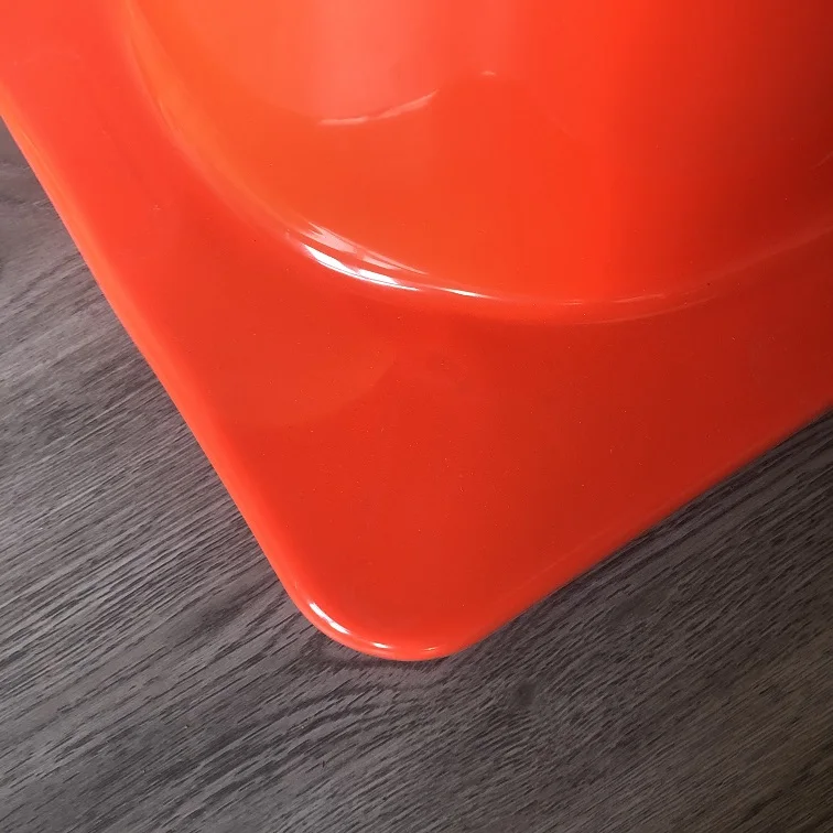 28inch Economic PVC Red Base Plastic  Reflective Flexible Road Safety Traffic Cones