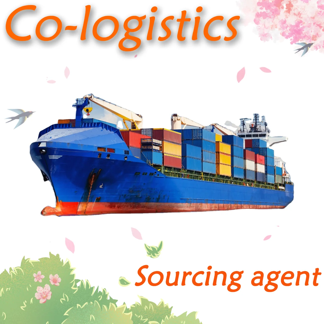 Cheap Sea China Freight International Shipping Forwarding Agent in Shenzhen Guangzhou to Netherlands