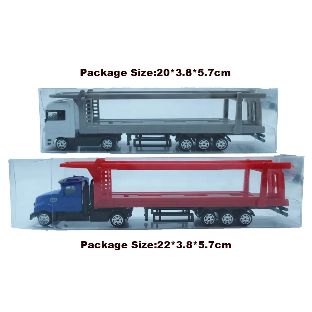 On Sale Truck Car Toy Alloy Die-cast Toys Double-decker Flatbed Truck Customizable Truck Toy for Kids