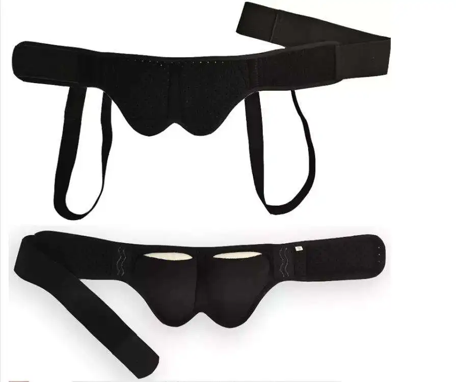 Breathable neoprene material high elasticity New design Immobilizer Medical Hernia Belt for men with Soft Pads