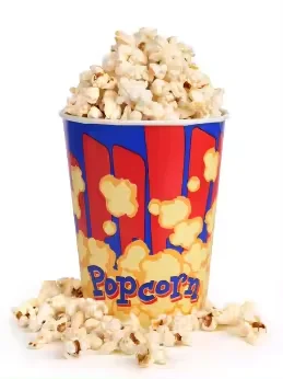 New Electric Hot Air Popcorn Machine with Auto-Car for Restaurant Retail Food Shop & Bakery Core Motor Component Popcorn Machine