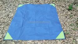Popular Customized Outdoor Pocket Beach Blanket Small Blanket OEM Beach Mat 60*55inch General Use PKM-002 200pcs CN;ZHE
