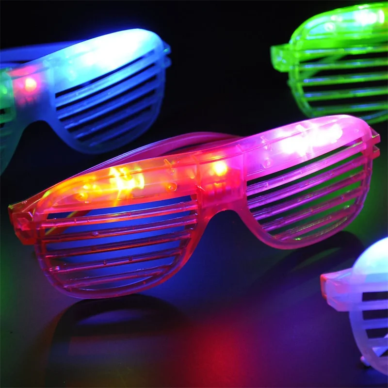 Glow in the Dark Led Glasses Light up Sunglasses Neon Party Favors Glow Glasses for Kids Adults Party Supply