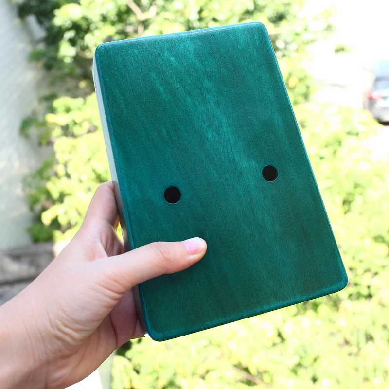 
2020 hot sale High Quality Musical Instruments Kalimba 17 Key Mini Mahogany wood Likembe Thumb Piano 