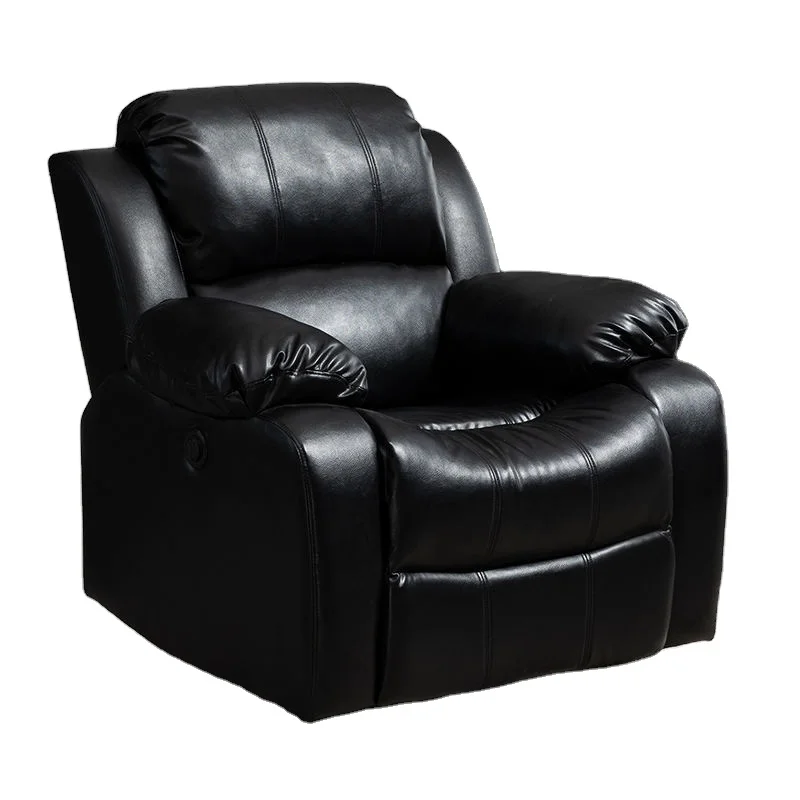 Customize Leather/PU/Fabric Material Adjustable Leisure Single Power Electric Cinema Recliner Large Sofa Chair for Commerical