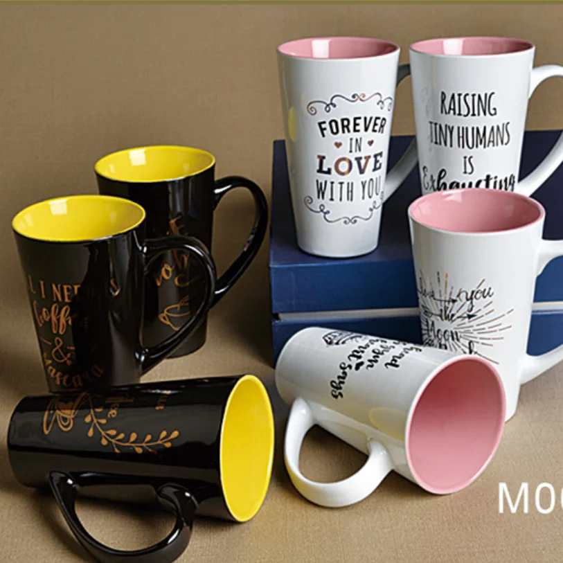Cheap price bone china ceramic coffee  mugs porcelain travel mugs
