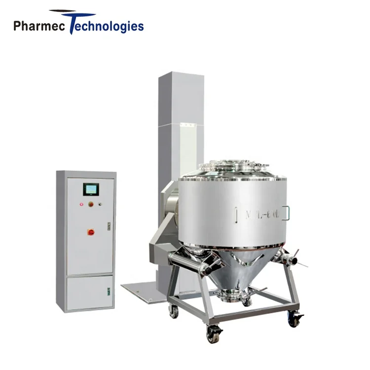 Pharmaceutical Machinery Heavy Duty Automatic IBC Bin Lifting Powder Blender Mixer