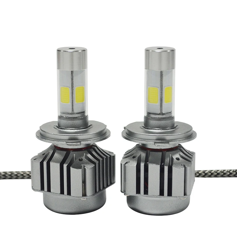All in one CE ROHS LED V8  Headlights Bulbs S2 8000LM Car H7 LED Headlight H4 Bulbs Car head Light