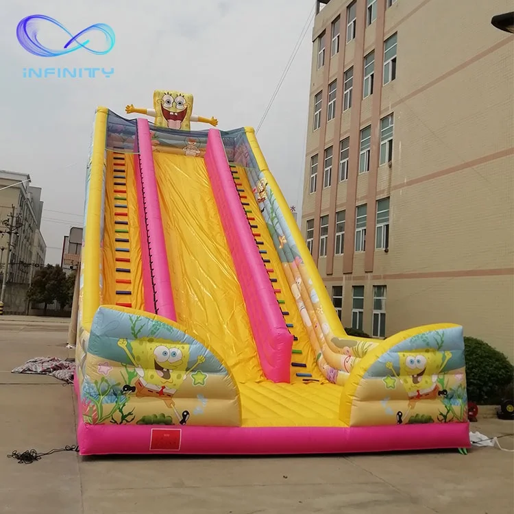 Popular Big Water Slides Inflatable Amusement Park Slide Slip and Slide Waterslide