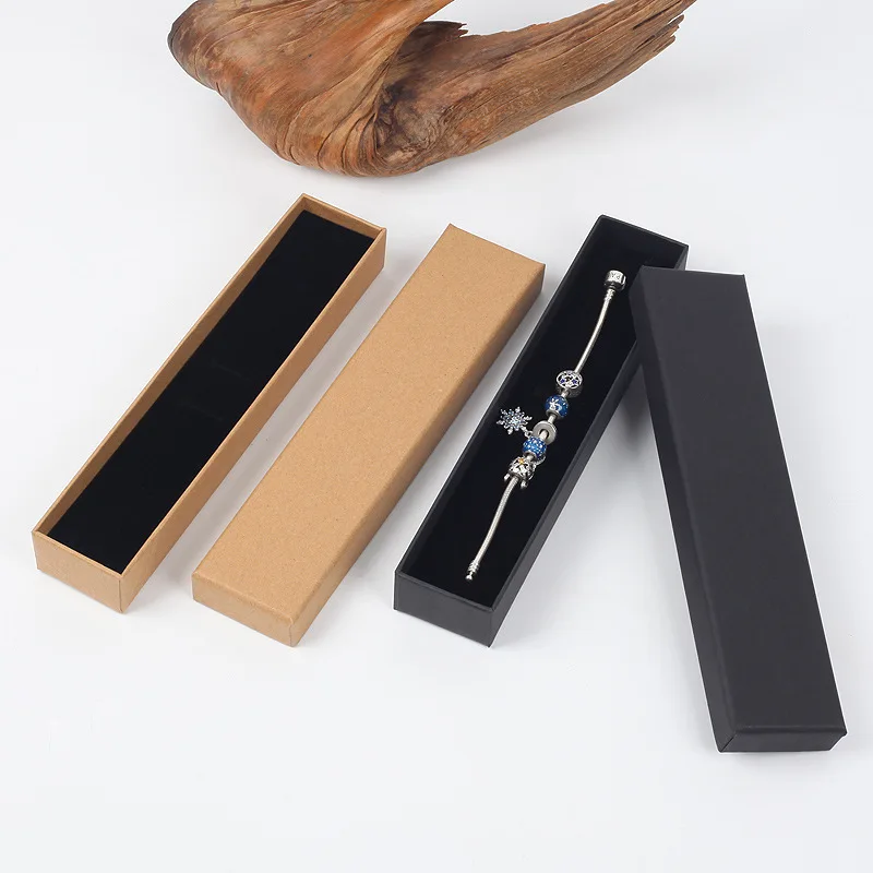 
Custom Logo Small Gift Cardboard Ring Bracelet Necklace Jewelry Packaging Box 