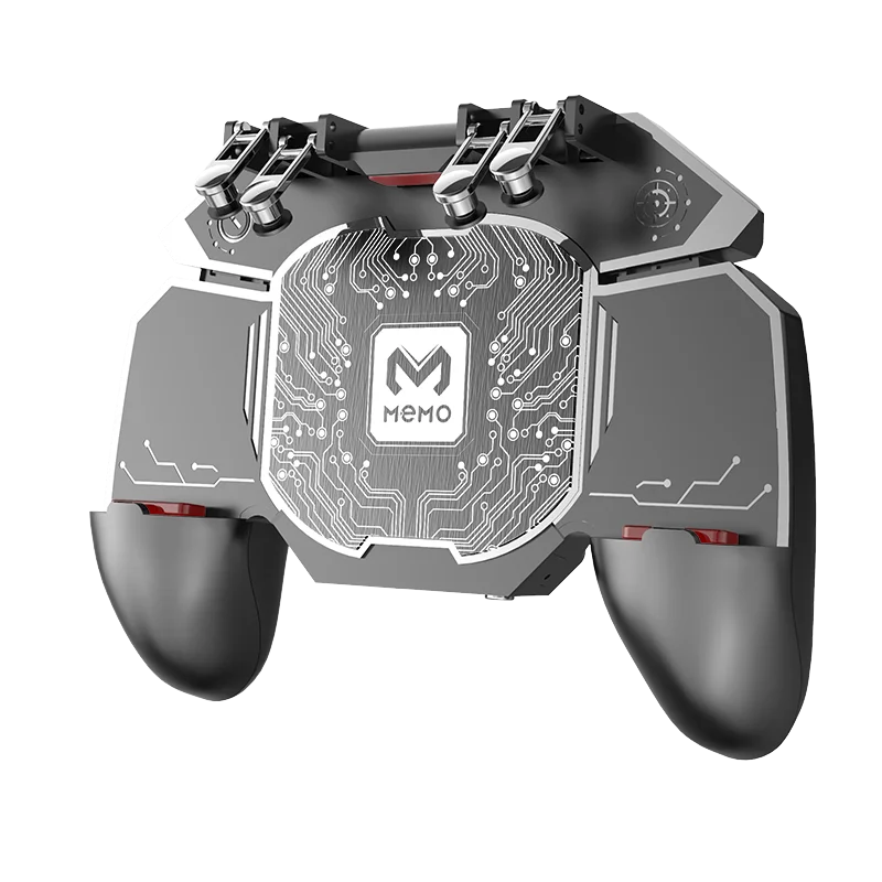 MEMO DL88  Six button semiconductor cooling All-in-One Mobile Game Controller Free Fire Key Button Joystick with radiator fan