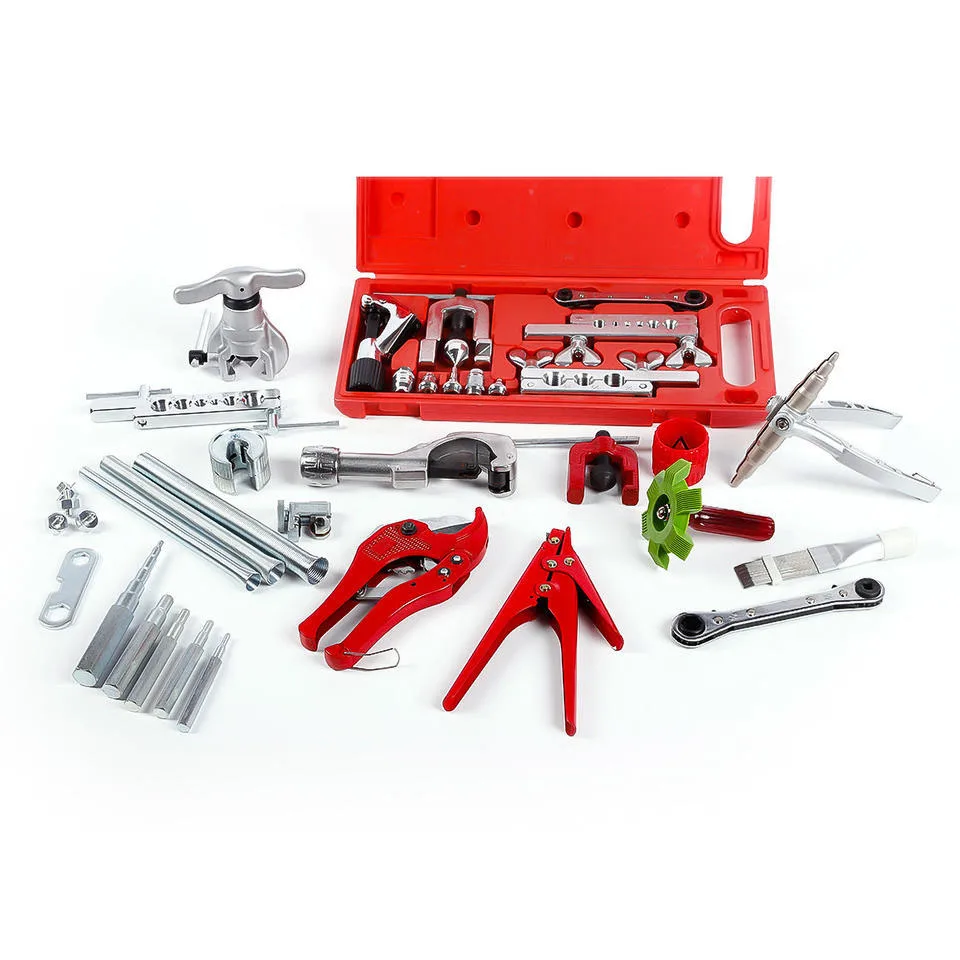 Refrigeration flaring tool kit plumbing flaring tools copper brake pipe flaring tool