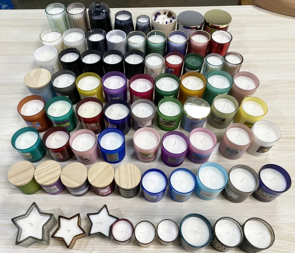 Custom Wholesale candle wax birthday pillar scented luxury candles bulk outdoor cheap Aromatherapy black custom Gemini candles