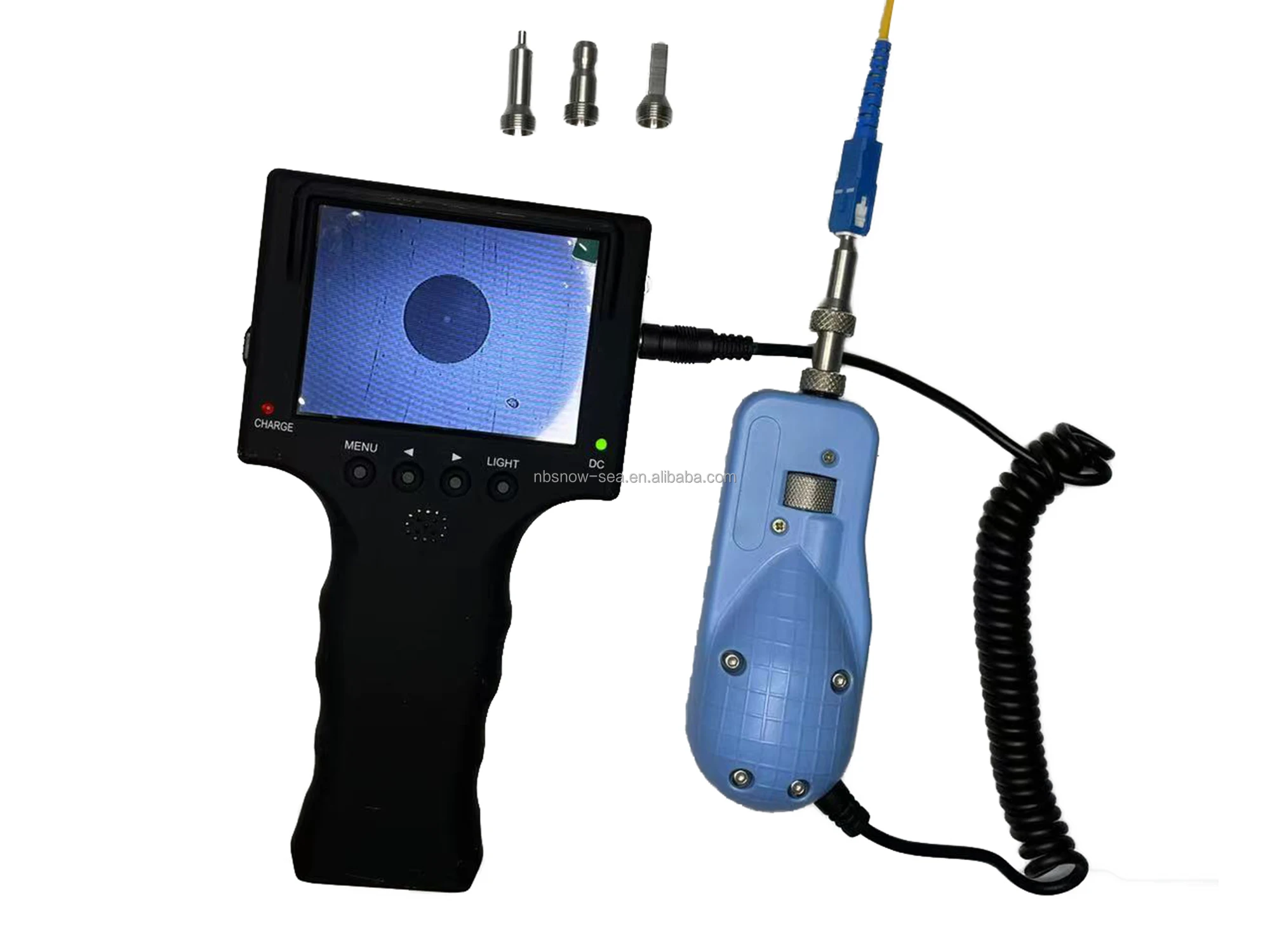 Fiber Optic Connector and Adapter Endface Inspection Probe Microscope