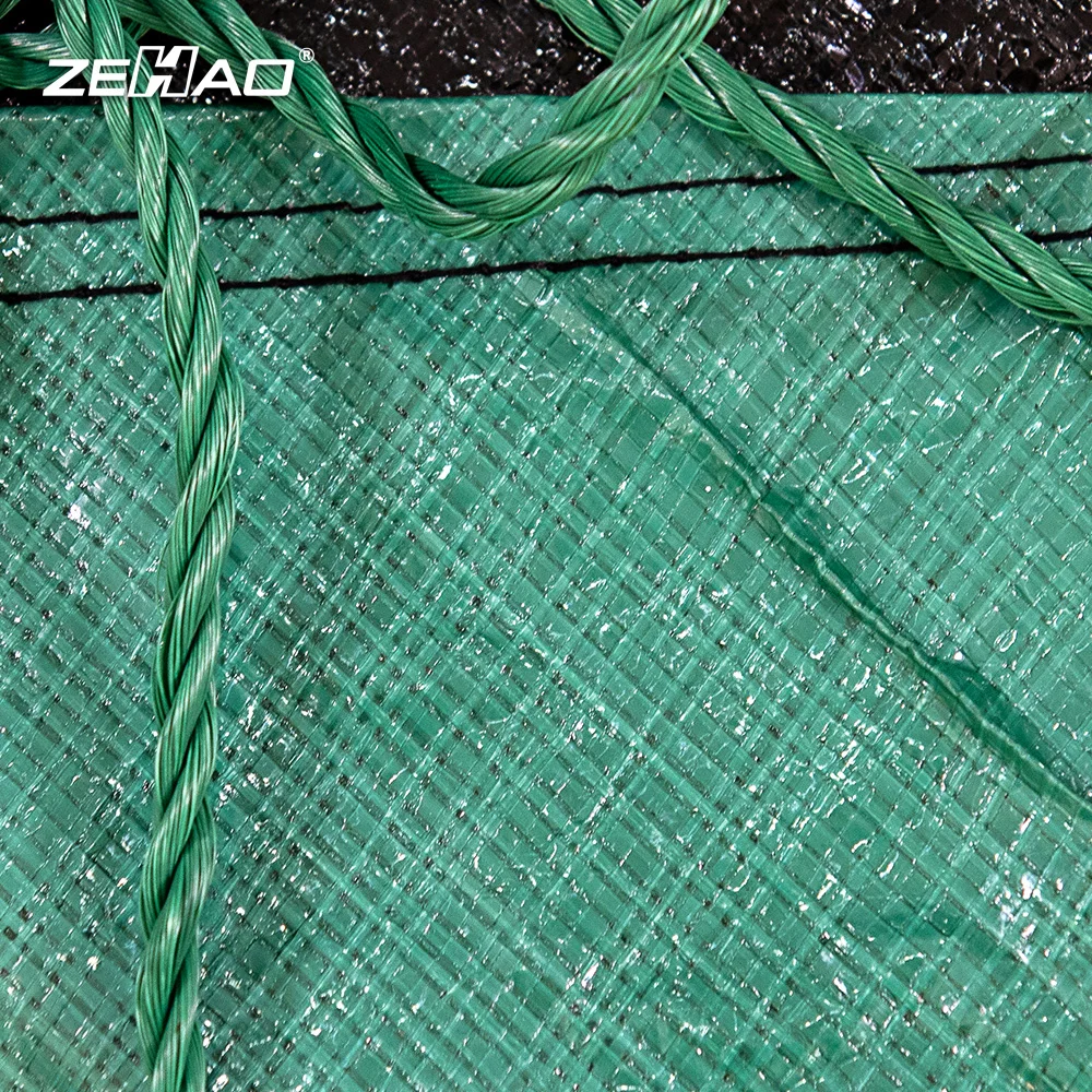 Factory Garden Lawn Yard Waste Tarpaulin Container Fall Leaves Bag Garden Yard Leaf Waste Tarp Poly Yard Tarp