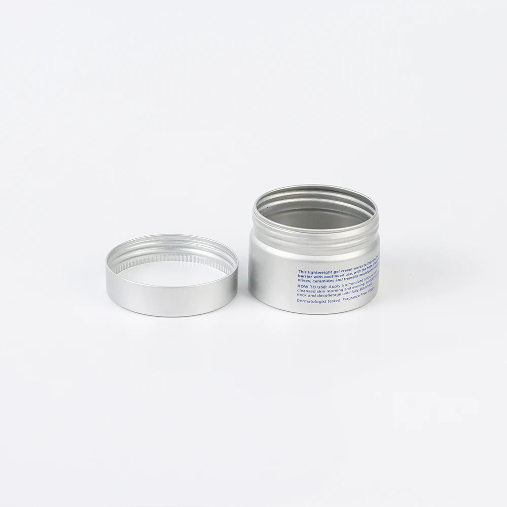 2024 hot sale small volume aluminum jar mini size  empty aluminum tin