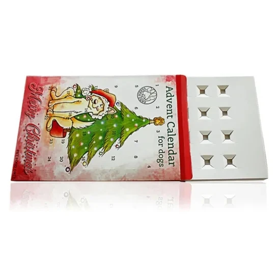 
Custom Printed Christmas Tree Packaging Box Advent Calendar 