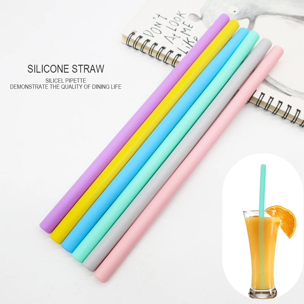Travel Accessories Collapsible Openable Foldable Drinking Food Grade Silicone Straw