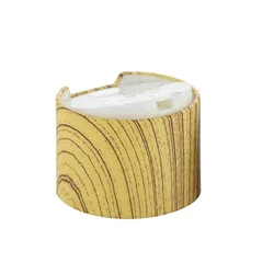 Wholesale gold aluminum disc top cap screw bottle cap for cosmetic packaging