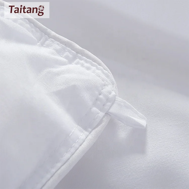 Taitang Comforter Set Hotel Duvet Wholesale Luxury Soft White Queen King Size Hotel Bedding Comforter
