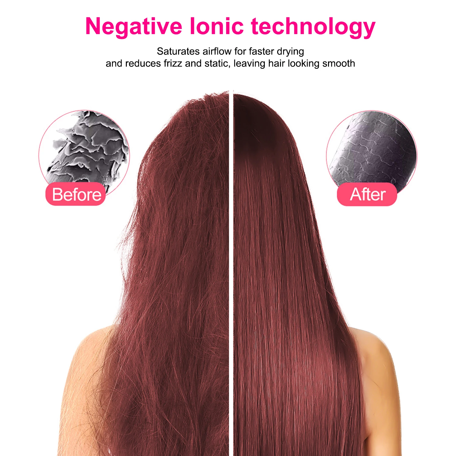  Lescolton Wholesale Professional One Step Hair Dryer Hot Air Comb And Styler Brush Custom