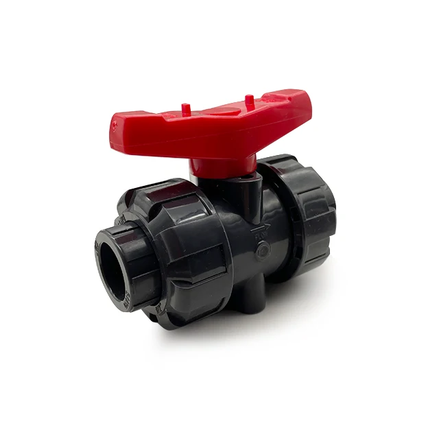 Custom factory supply DN25 1in PVC Threaded Manual Socket Abs Water Plastic UPVC Ball Valve
