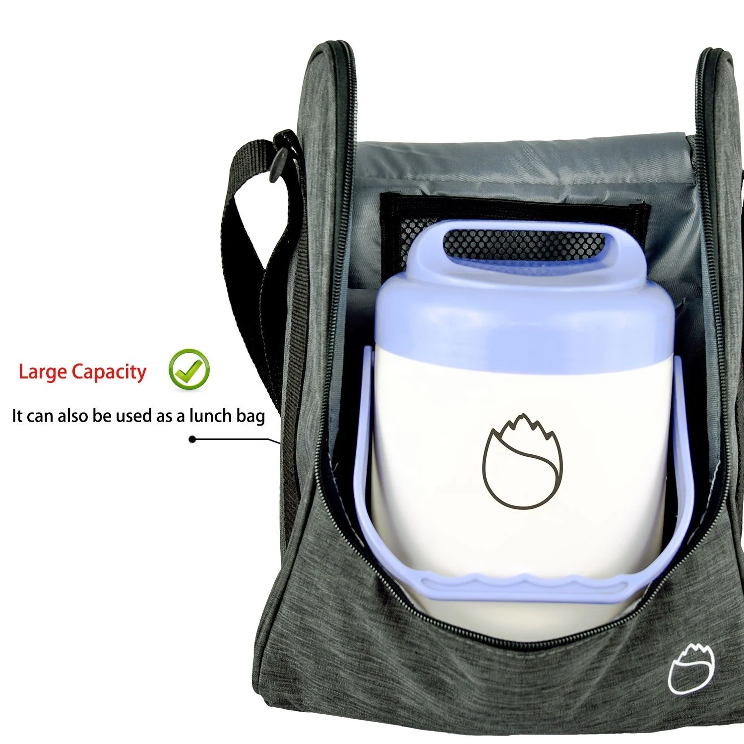 Portable Wine Cooler Bag Insulated Wine Carrier Tote Bag Easy to Store 3 Bottles Red Wine Or One Bottle and two glasses