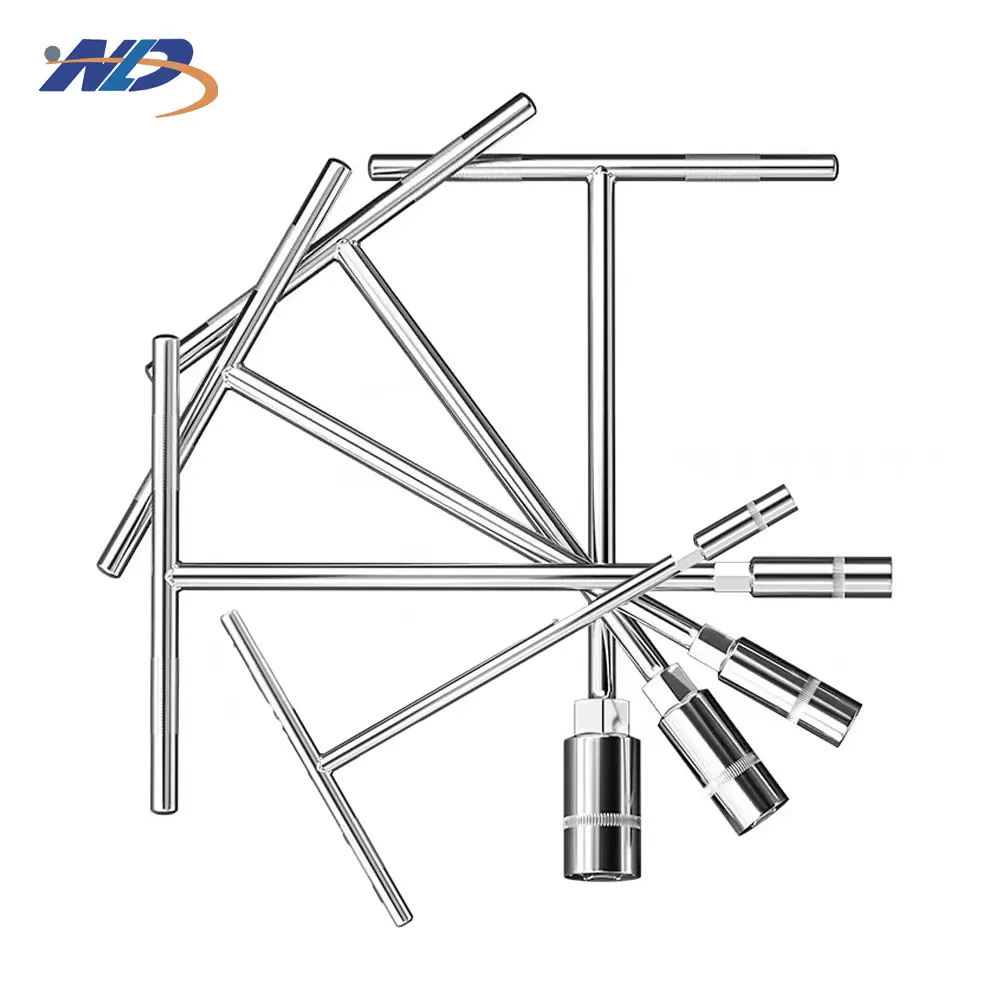 Factory Price Vanadium Steel Ratchet Wrench 10mm T Type Socket With Chrome Finish Industrial Hex Key OEM Customizable
