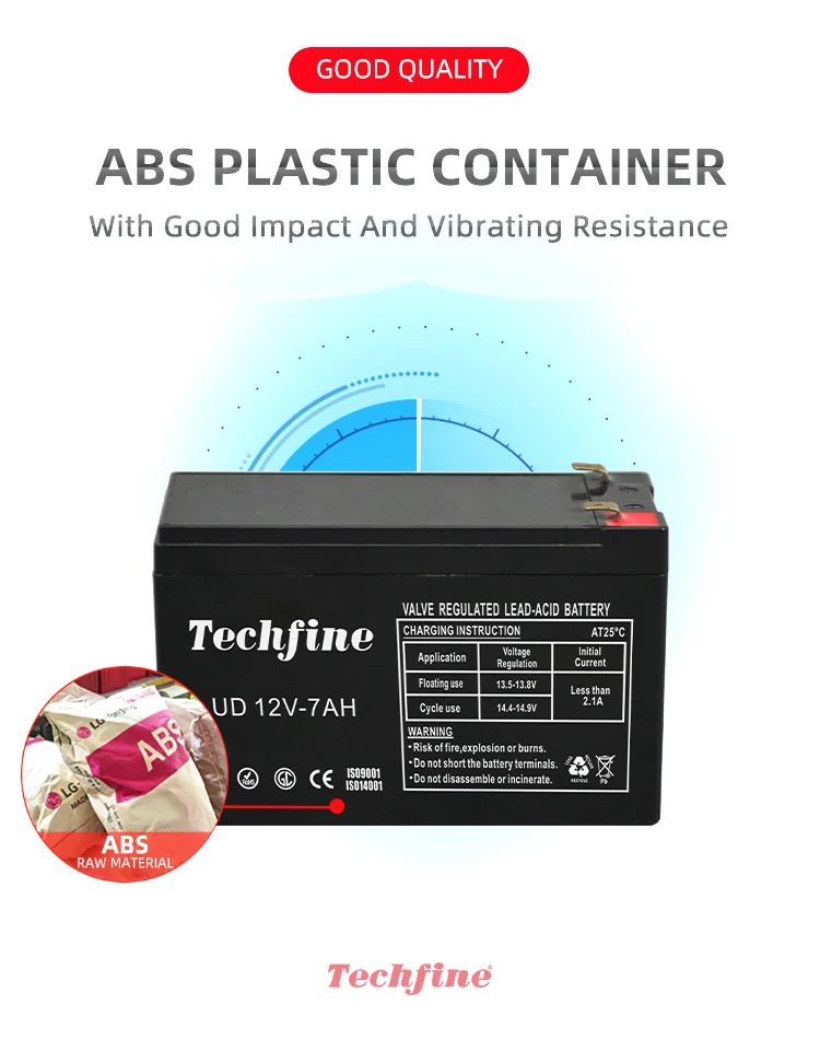 lead acid battery ups 12V7ah rechargeable lead acid ups batteries 12 volt 7 amp