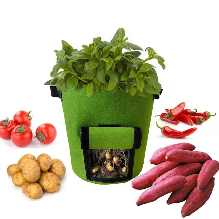 Potato Growing Bag Felt Of Planting Barrel In Cultivation Bag Fabric Plant Grow Bag