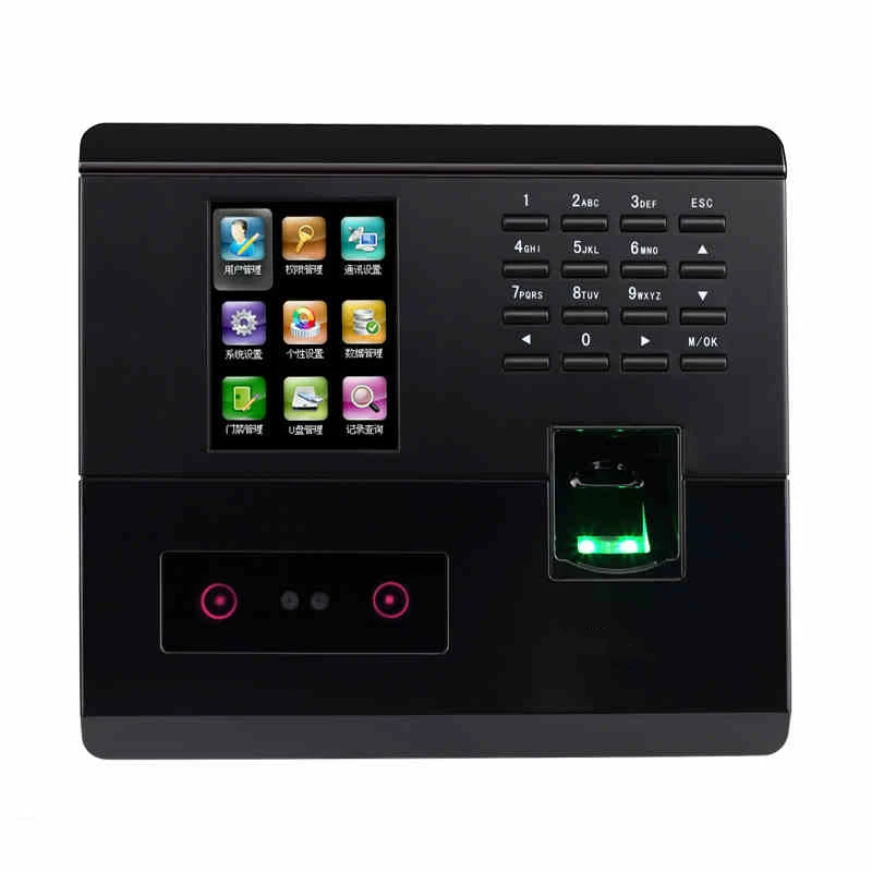 Face Fingerprint Attendance Employee Time Clock Recorder Machine ZK UF200