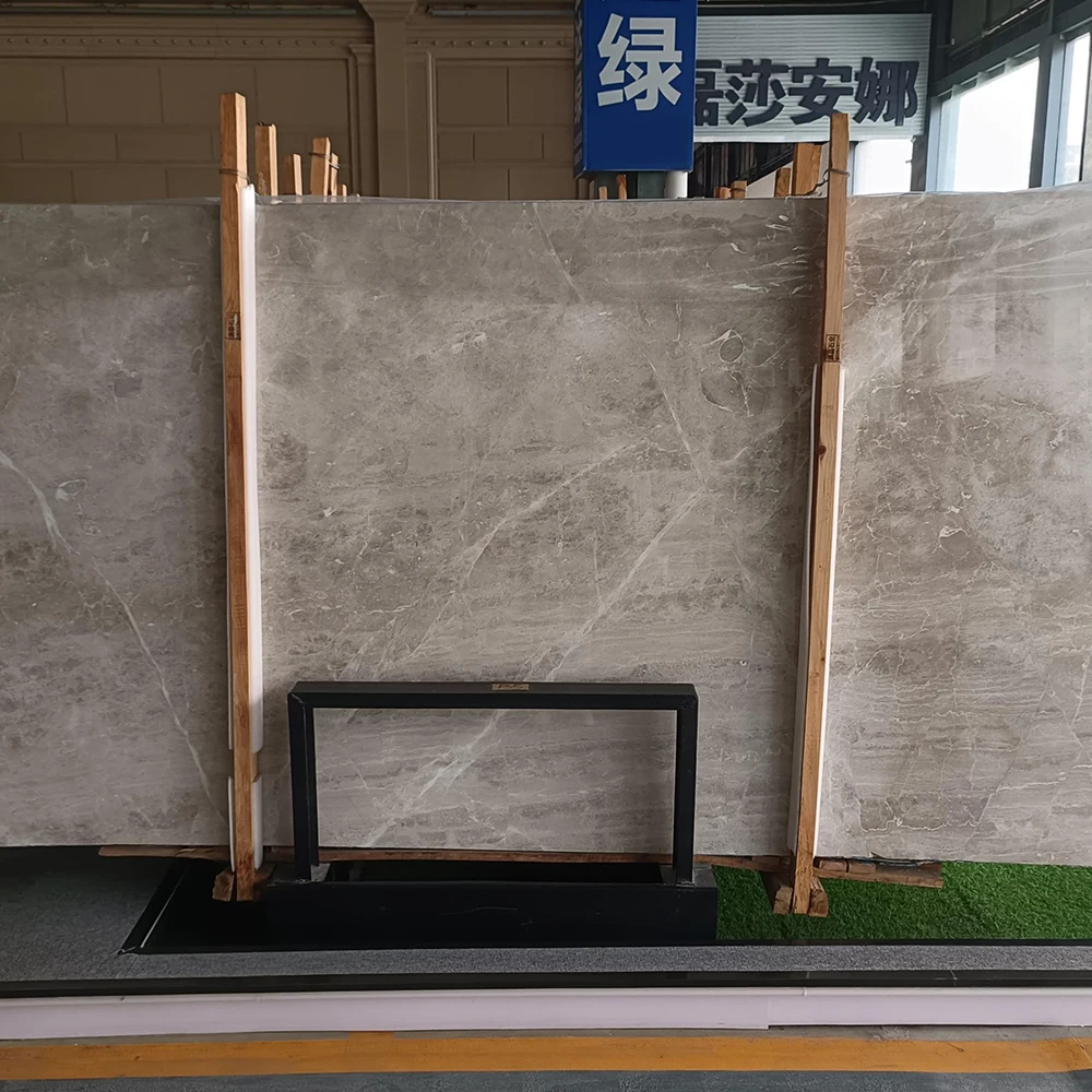 TMZ STONE ODM OEM Natural Hight Quality Modern hot selling Polished Milan Grey Marble for living room