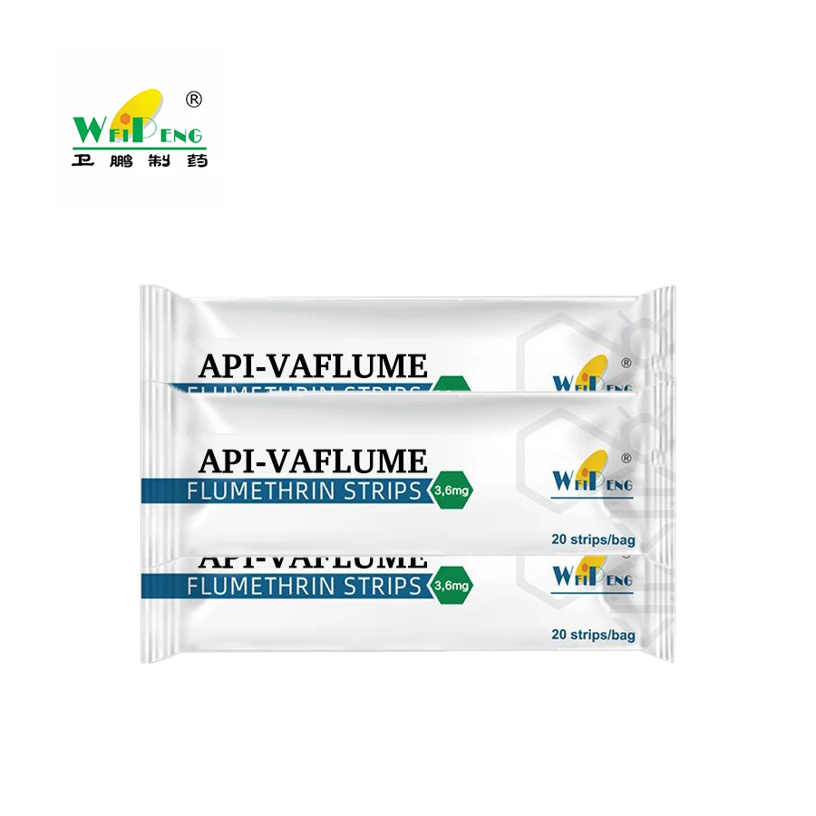 Высококачественный пчелиный корм WeiPeng Flumethrin полоски 20 полосок убийца клещей Пчеловодство для фермы